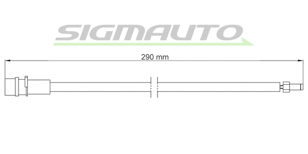 Warning Contact, brake pad wear (WI0789)