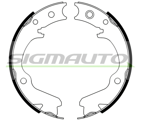 Brake Shoe Set, parking brake (SFA891)