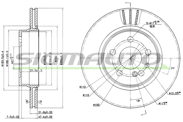 Brake Disc (DBA630V)