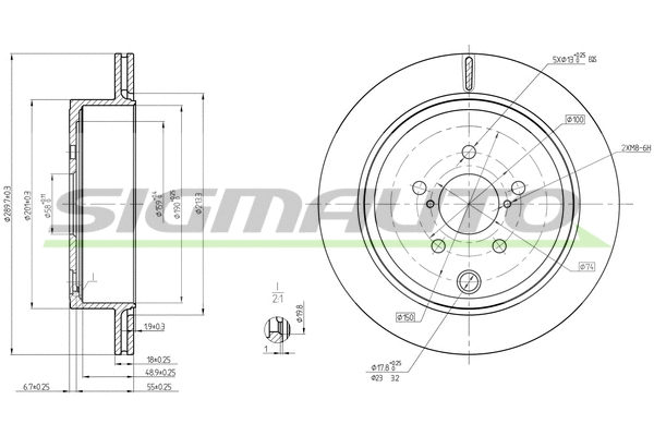 Brake Disc (DBC141V)