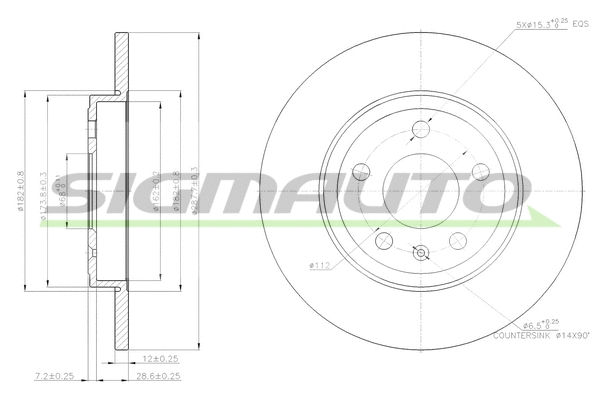 Brake Disc (DBB423S)
