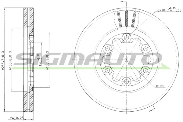 Brake Disc (DBB398V)