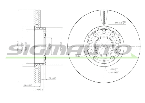 Brake Disc (DBB706V)