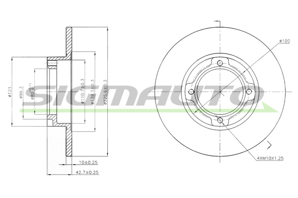 Brake Disc (DBA636S)