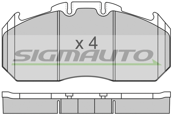 Brake Pad Set, disc brake (SPT310)