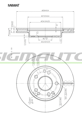 Brake Disc (DBA181V)
