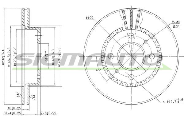 Brake Disc (DBA866V)