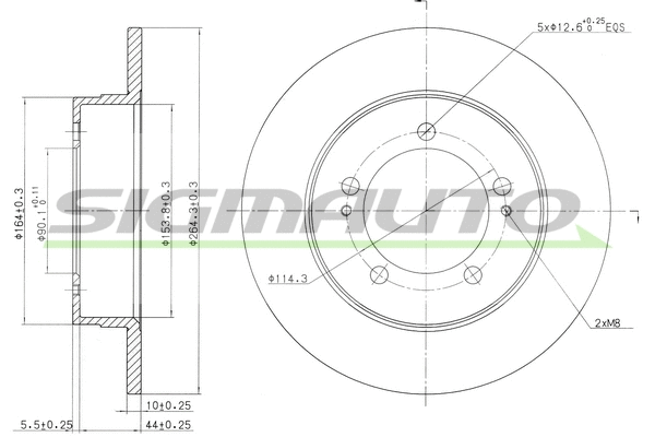 Brake Disc (DBA825S)