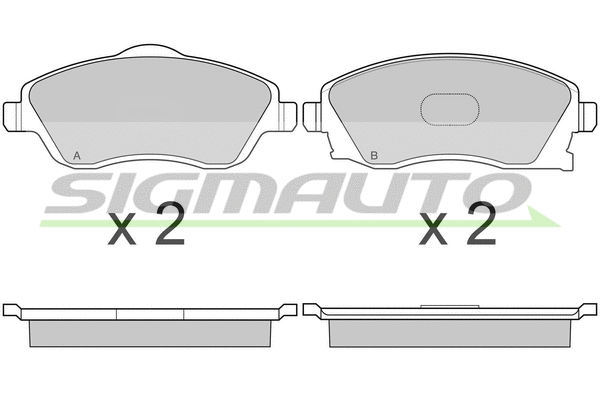Brake Pad Set, disc brake (SPB000)