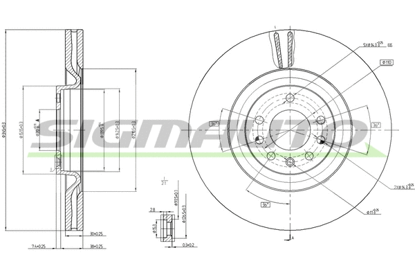 Brake Disc (DBB909V)