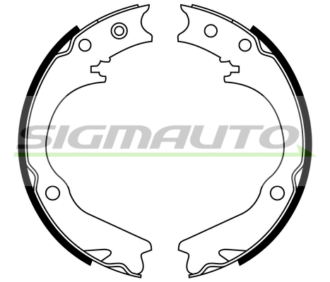 Brake Shoe Set, parking brake (SFA892)