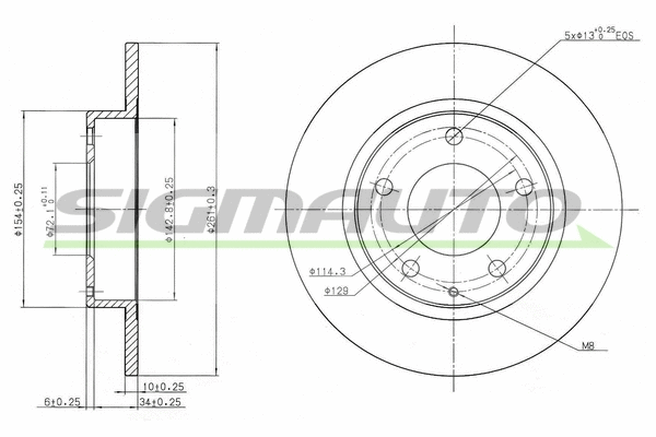 Brake Disc (DBA524S)