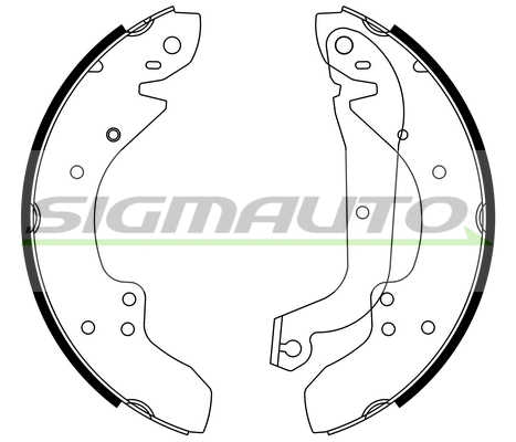 Brake Shoe Set (SFA210)