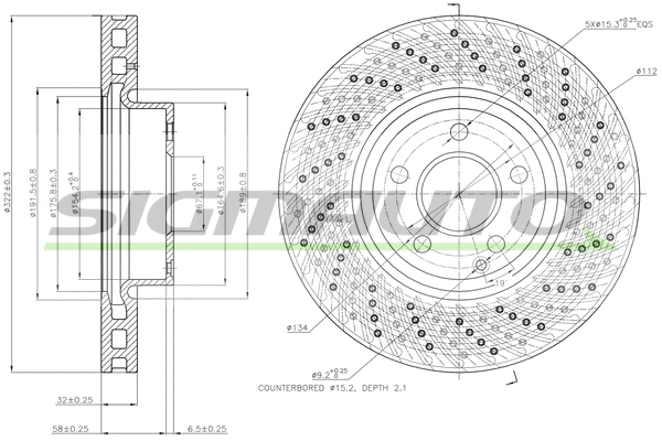 Brake Disc (DBB694V)