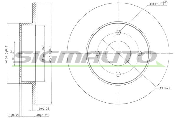 Brake Disc (DBB235S)