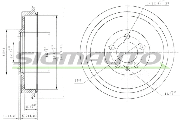 Brake Drum (DR5500)