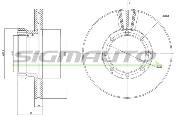 Brake Disc (DB0131V)