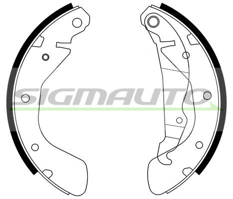 Brake Shoe Set (SFA353)