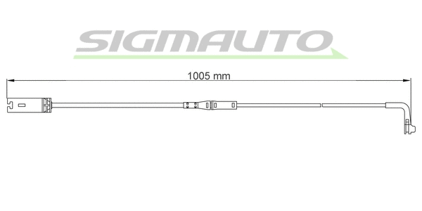 Warning Contact, brake pad wear (WI0663)