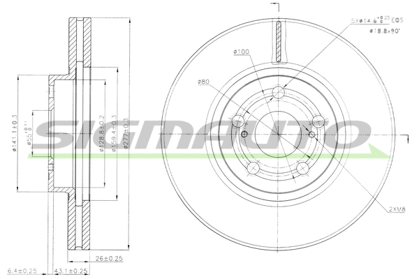 Brake Disc (DBB508V)