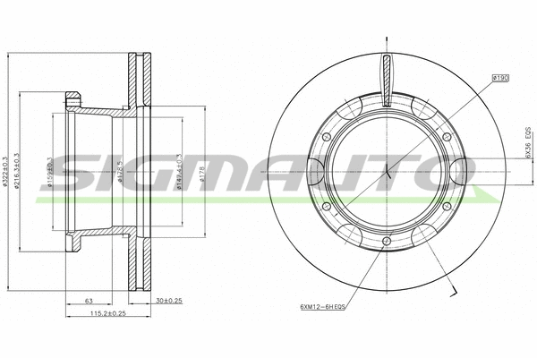 Brake Disc (DB0306V)