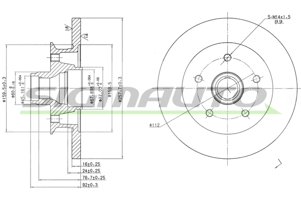Brake Disc (DBA542S)
