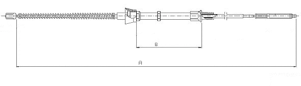 Cable Pull, parking brake (CM18900)