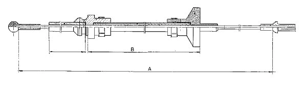 Cable Pull, clutch control (CF01520)