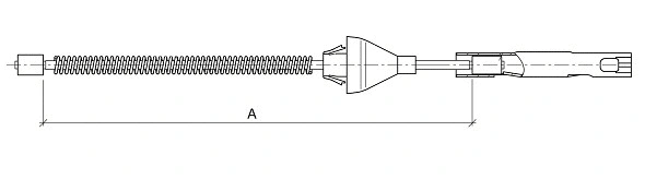 Cable Pull, parking brake (CM08290)