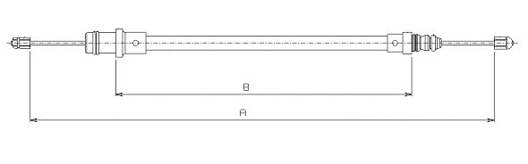 Cable Pull, parking brake (CM02420)