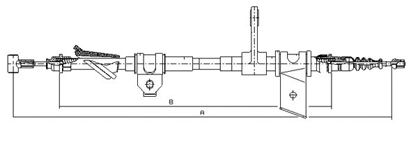 Cable Pull, parking brake (CM00230)