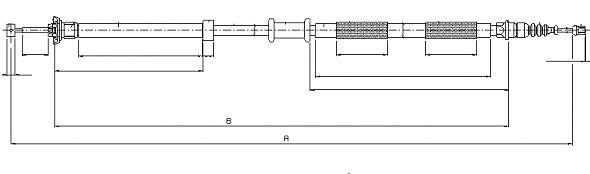 Cable Pull, parking brake (CM02810)