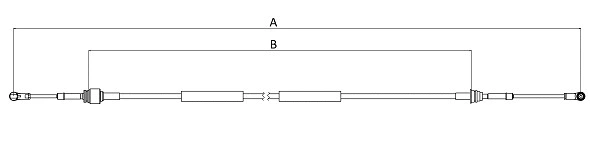Cable Pull, manual transmission (CC01176)