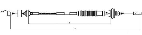 Cable Pull, clutch control (CF00952)