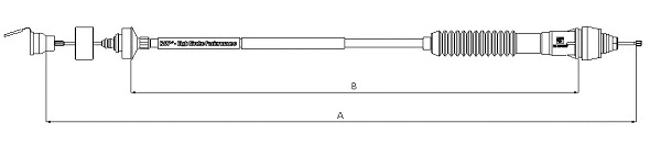 Cable Pull, clutch control (CF00492)