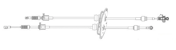Cable Pull, manual transmission (CC00560)