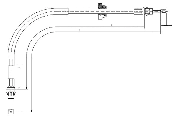 Cable Pull, parking brake (CM05190)