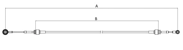 Cable Pull, manual transmission (CC01172)