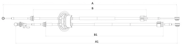 Cable Pull, manual transmission (CC00352)