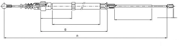 Cable Pull, parking brake (CM19290)