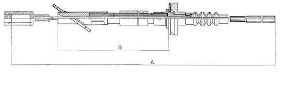 Cable Pull, clutch control (CF01292)