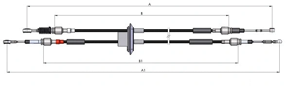 Cable Pull, manual transmission (CC00520)