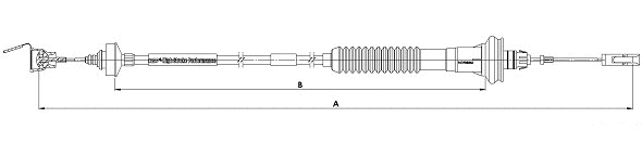 Cable Pull, clutch control (CF00976)