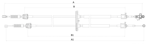 Cable Pull, manual transmission (CC00300)