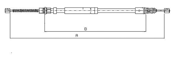 Cable Pull, parking brake (CM18790)