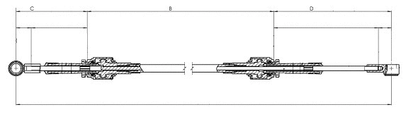 Cable Pull, manual transmission (CC00444)
