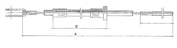 Cable Pull, clutch control (CF01380)