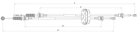 Cable Pull, manual transmission (CC00132)