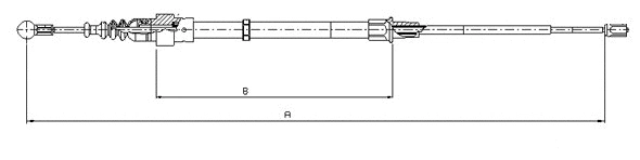Cable Pull, parking brake (CM19270)
