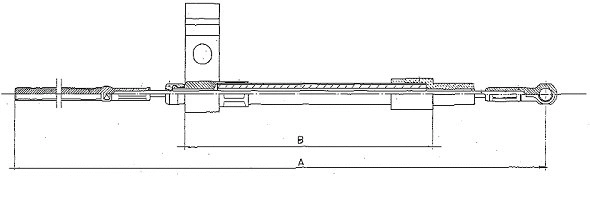Cable Pull, clutch control (CF01224)